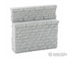 Walthers Cornerstone 4585 Single-Track Railroad Bridge Stone Abutment - Low Resin Casting --