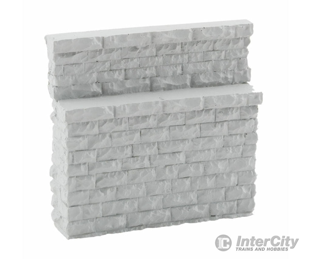 Walthers Cornerstone 4585 Single-Track Railroad Bridge Stone Abutment - Low Resin Casting --