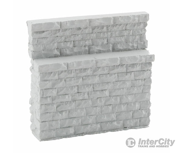 Walthers Cornerstone 4585 Single-Track Railroad Bridge Stone Abutment - Low Resin Casting --