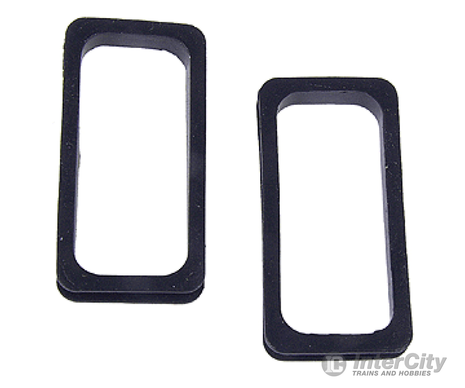 Walthers Cornerstone 977 Diaphragms -- Black Rubber - 1 Pair Detailing Parts