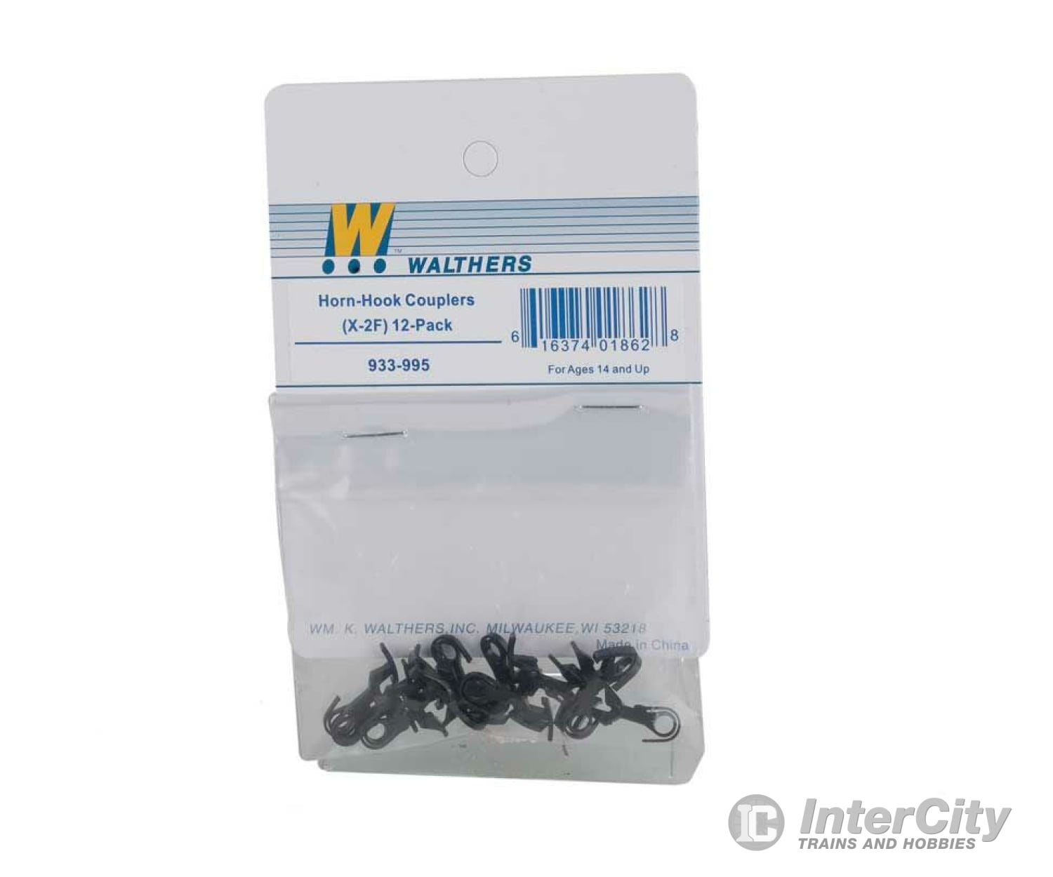 Walthers Cornerstone 995 Horn-Hook Couplers -- X-2F Pkg(12) & Trucks