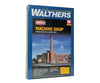 Walthers Cornerstone Ho 2902 Machine Shop -- Kit - 13-5/8 X 8-3/4 5-1/8 34.6 22.2 13Cm Structures