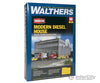 Walthers Cornerstone Ho 2916 Diesel House -- Kit - 9-1/4 X 16-7/8 6-1/2 23.5 42.8 16.4Cm Structures