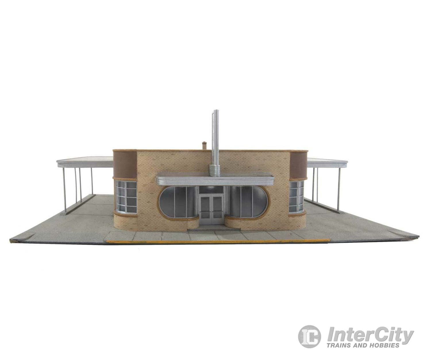 Walthers Cornerstone Ho 2934 Silver Springs Bus Terminal -- Kit - 11-1/4 X 8-3/4 3-1/2 28.5 22.2