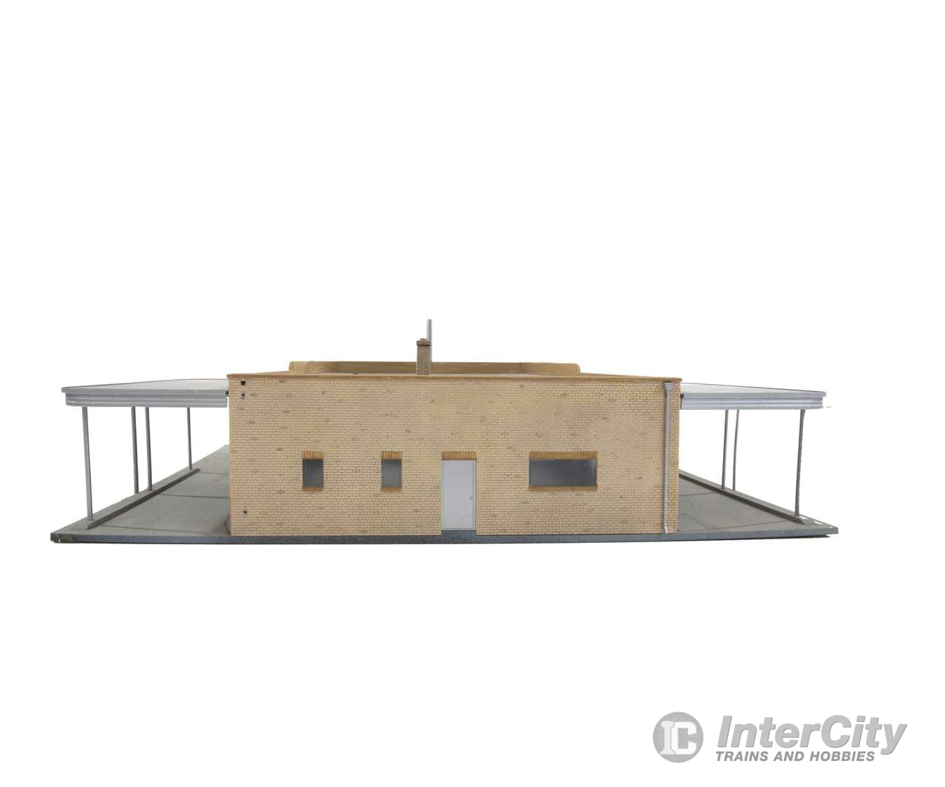 Walthers Cornerstone Ho 2934 Silver Springs Bus Terminal -- Kit - 11-1/4 X 8-3/4 3-1/2 28.5 22.2
