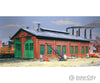 Walthers Cornerstone Ho 3007 2-Stall Enginehouse -- Kit - 12-3/4 X 7 5-1/4 31.8 17.5 13.1Cm Holds