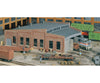 Walthers Cornerstone Ho 3041 Three-Stall Roundhouse -- Kit - 14 X 14-1/4 4-11/16 35.6 36.2 11.9Cm
