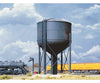 Walthers Cornerstone Ho 3043 Steel Water Tank -- Kit - 3-1/4 X 3 7 11.3 7.5 17.5 Cm Structures