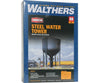 Walthers Cornerstone Ho 3043 Steel Water Tank -- Kit - 3-1/4 X 3 7 11.3 7.5 17.5 Cm Structures
