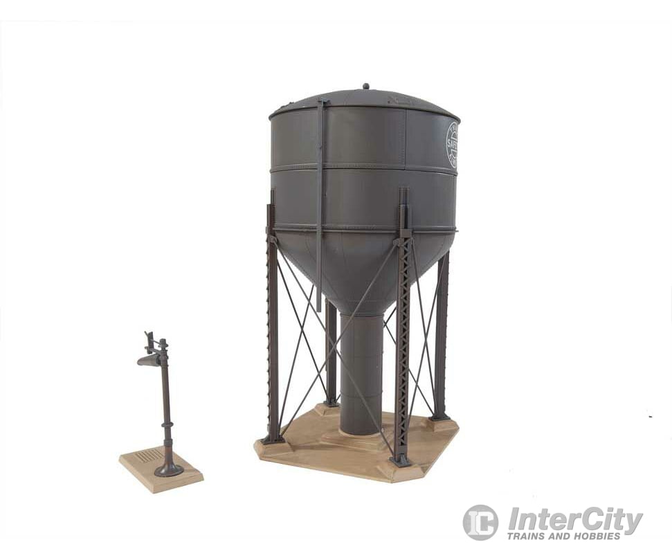 Walthers Cornerstone Ho 3043 Steel Water Tank -- Kit - 3-1/4 X 3 7 11.3 7.5 17.5 Cm Structures