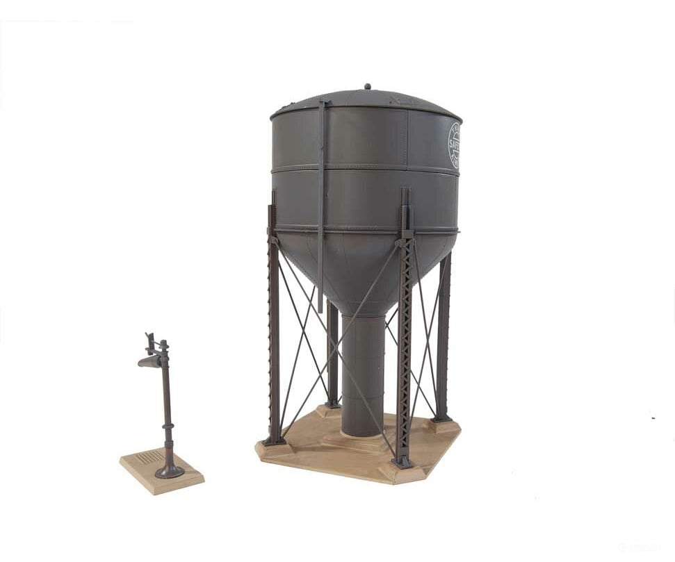 Walthers Cornerstone Ho 3043 Steel Water Tank -- Kit - 3-1/4 X 3 7 11.3 7.5 17.5 Cm Structures