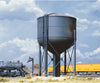 Walthers Cornerstone Ho 3043 Steel Water Tank -- Kit - 3-1/4 X 3 7 11.3 7.5 17.5 Cm Structures