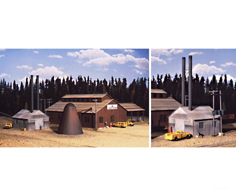 Walthers Cornerstone Ho 3058 Mountain Lumber Company Sawmill -- Kit Structures