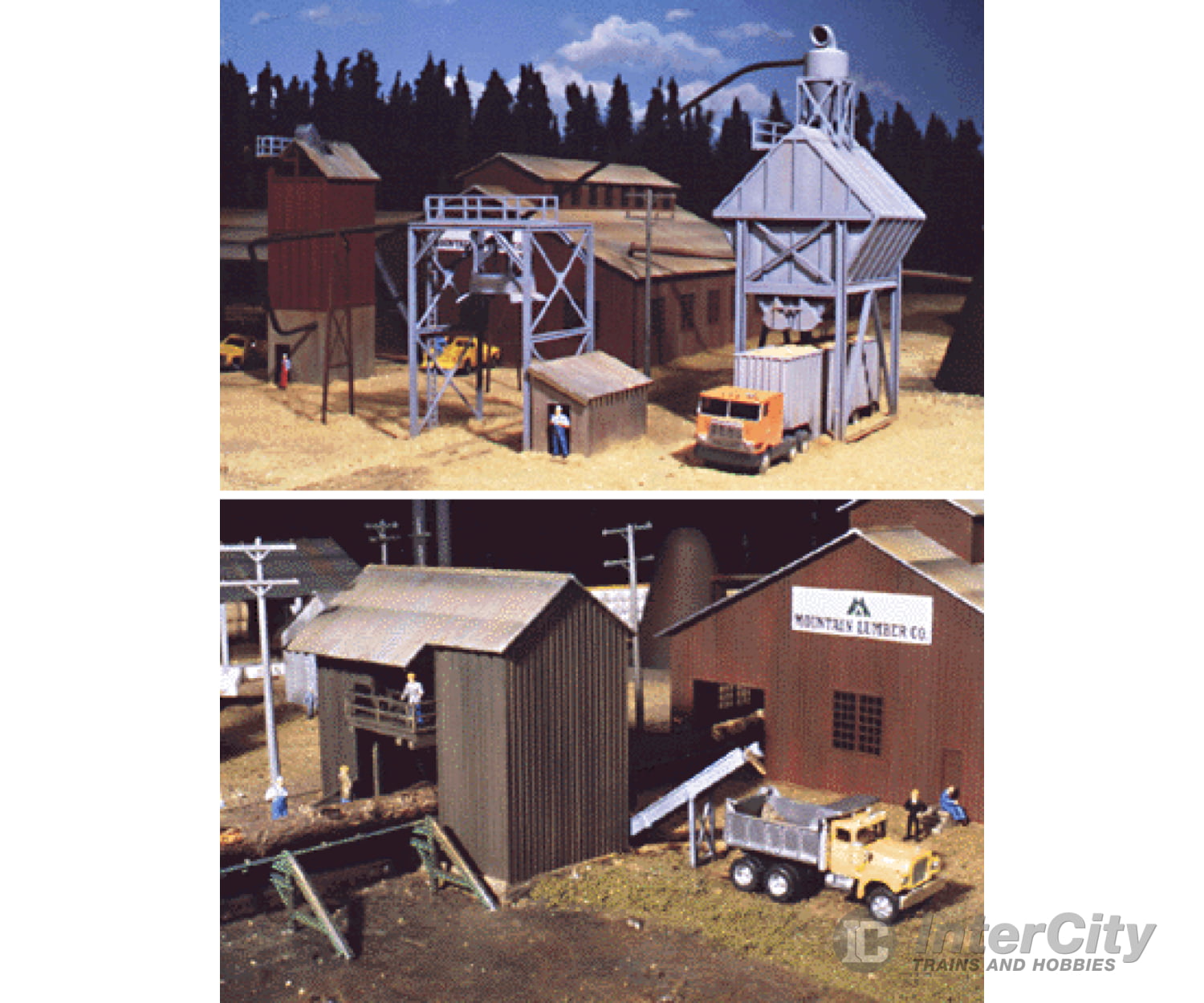 Walthers Cornerstone Ho 3144 Sawmill Outbuildings -- Kit Structures