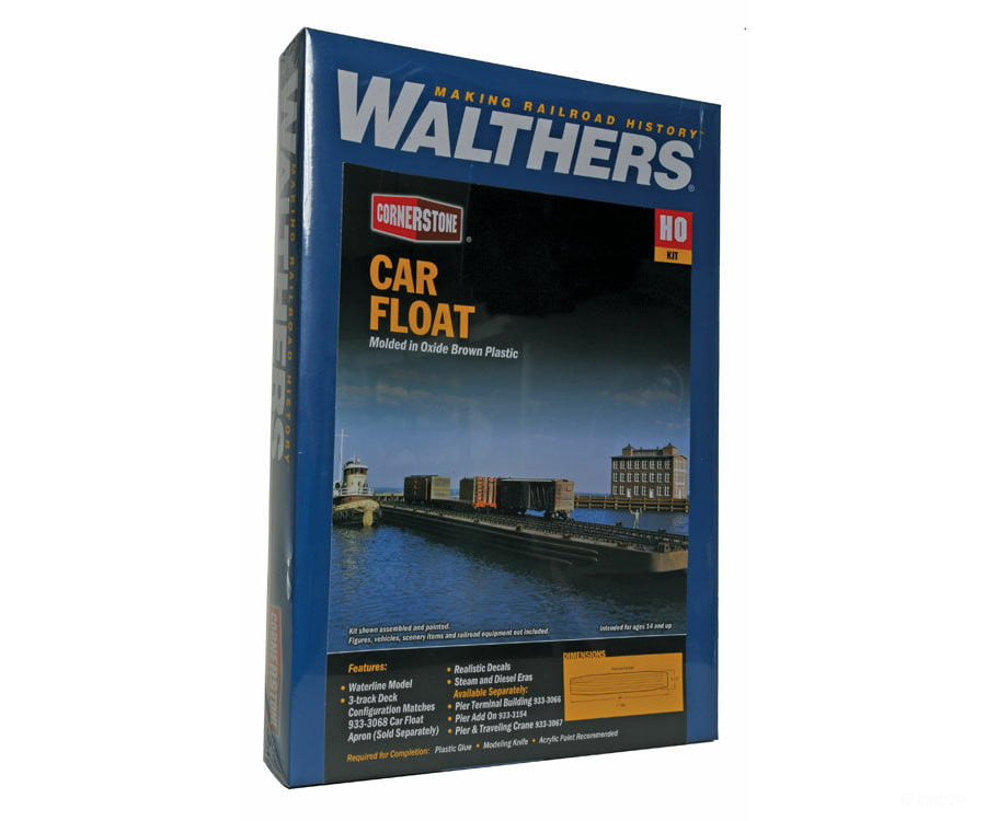 Walthers Cornerstone Ho 3152 Railroad Car Float -- Kit - 39 X 5-1/2 1 99.1 14 2.5Cm Structures