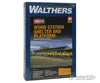 Walthers Cornerstone Ho 3188 Wood Station Shed & Platform -- Kit - 4 Sections Each: 5-5/8 X 2-3/8 14