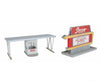Walthers Cornerstone Ho 3478 Skyview Drive-In Theater -- Kit - Screen Holds Most 7 Tablets (7-7/8 X