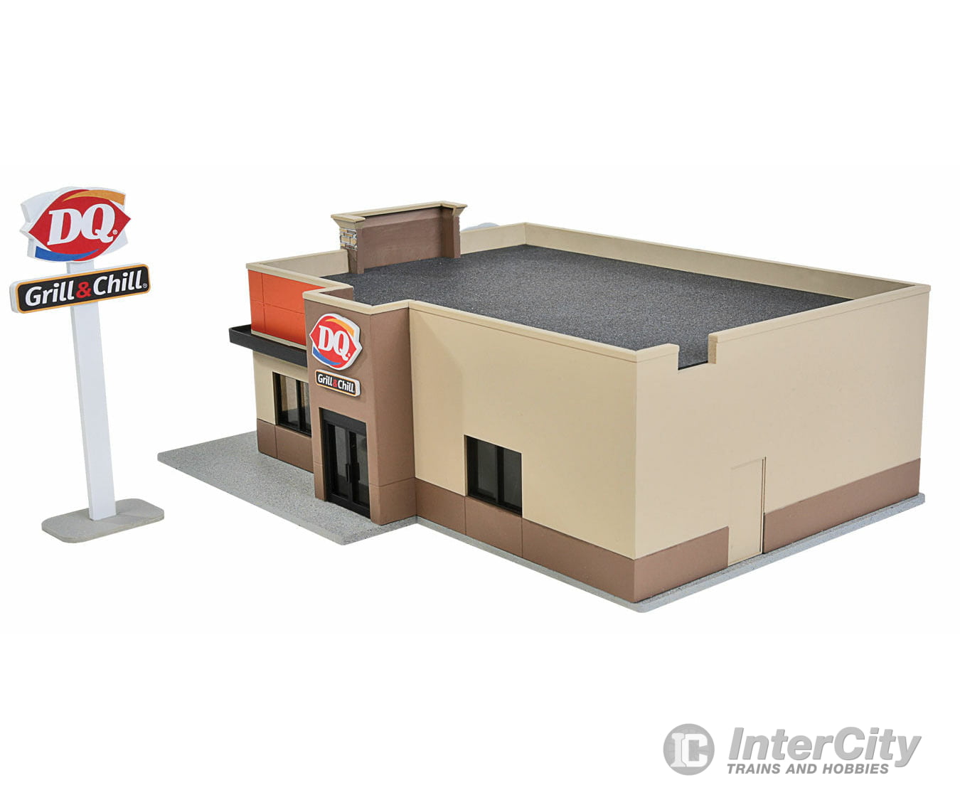 Walthers Cornerstone Ho 3485 Dq Grill & Chill(R) -- Kit - 7-1/4 X 5-3/8 2-3/4 18.4 13.6 6.9Cm