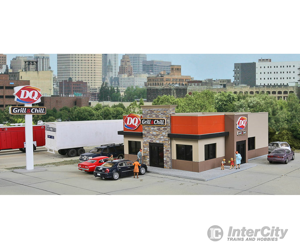 Walthers Cornerstone Ho 3485 Dq Grill & Chill(R) -- Kit - 7-1/4 X 5-3/8 2-3/4 18.4 13.6 6.9Cm