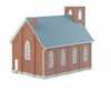 Walthers Cornerstone Ho 3496 Brick Church -- Kit - 8-1/16 X 4-9/16 10-3/4 20.4 11.5 27.2Cm