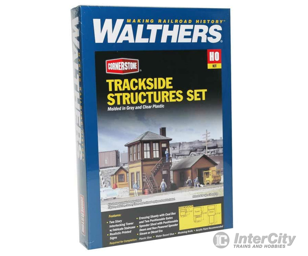 Walthers Cornerstone Ho 3530 Trackside Structures Set -- Kit