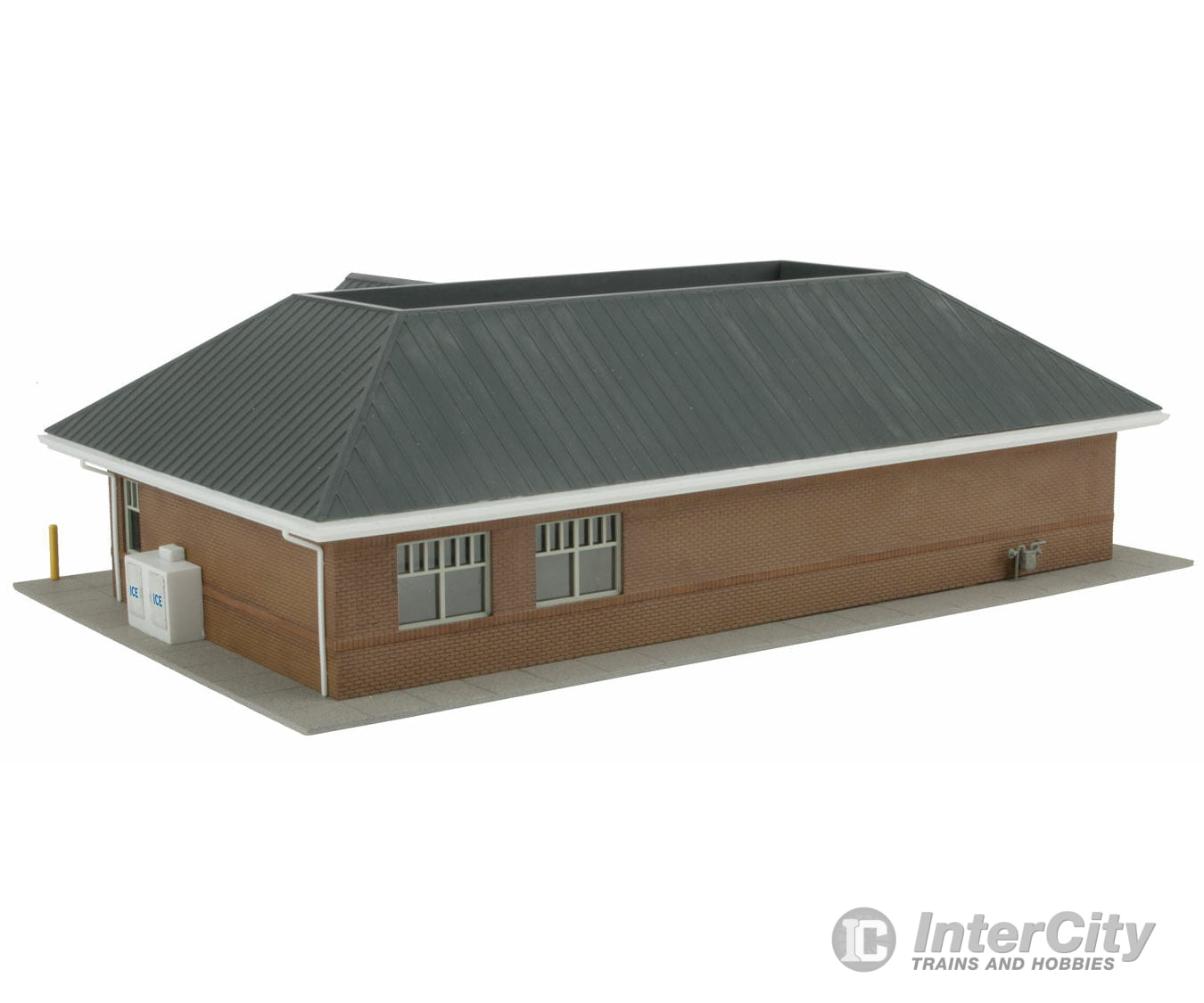 Walthers Cornerstone Ho 3537 Modern Gas Station -- Kit - Main Building: 10-7/16 X 6-1/2 3-1/8 26.5