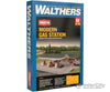 Walthers Cornerstone Ho 3537 Modern Gas Station -- Kit - Main Building: 10-7/16 X 6-1/2 3-1/8 26.5