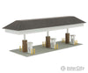Walthers Cornerstone Ho 3537 Modern Gas Station -- Kit - Main Building: 10-7/16 X 6-1/2 3-1/8 26.5