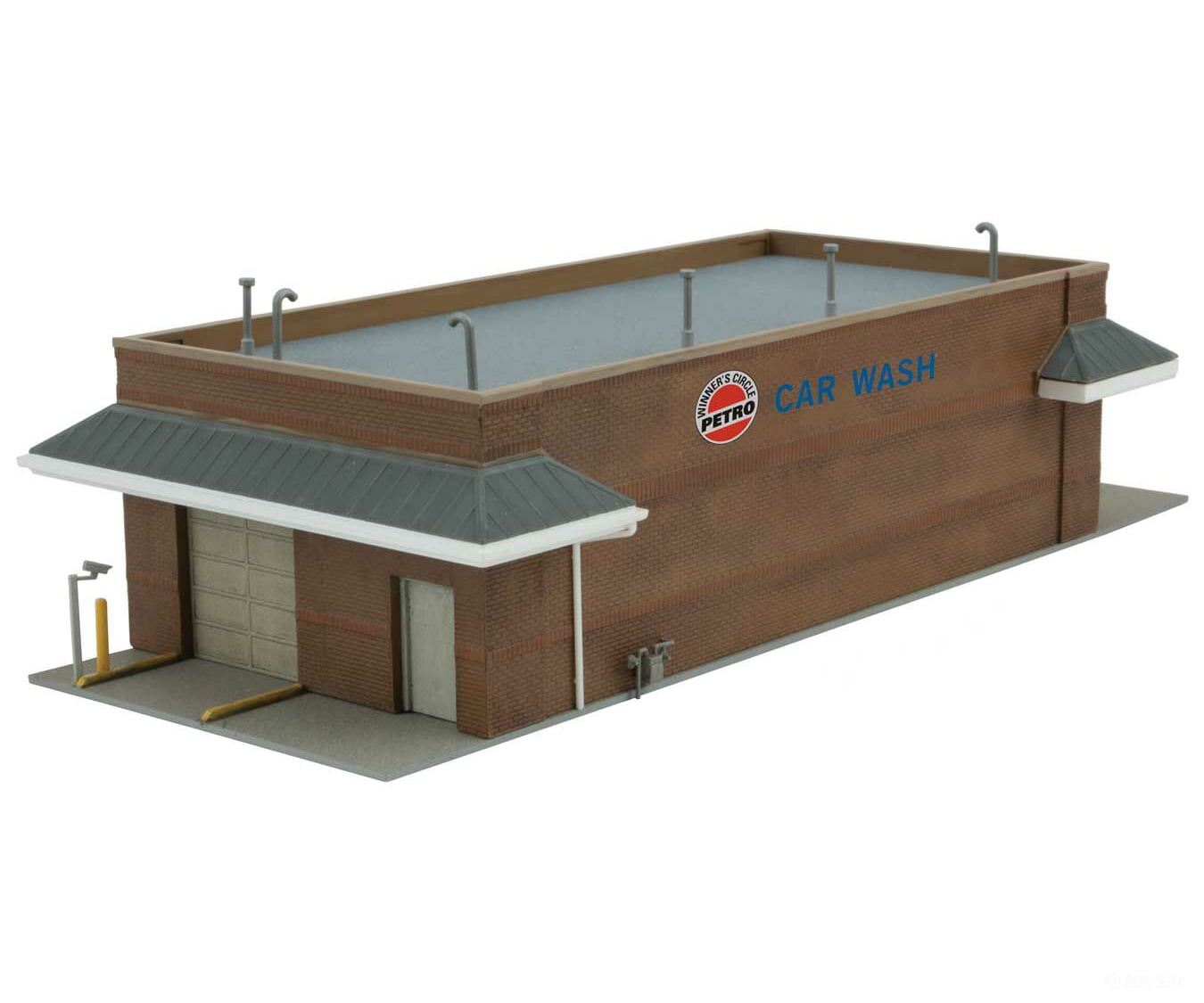Walthers Cornerstone Ho 3539 Gas Station Car Wash -- Kit - 10-1/2 X 4-13/16 3 26.6 12.2 7.6Cm