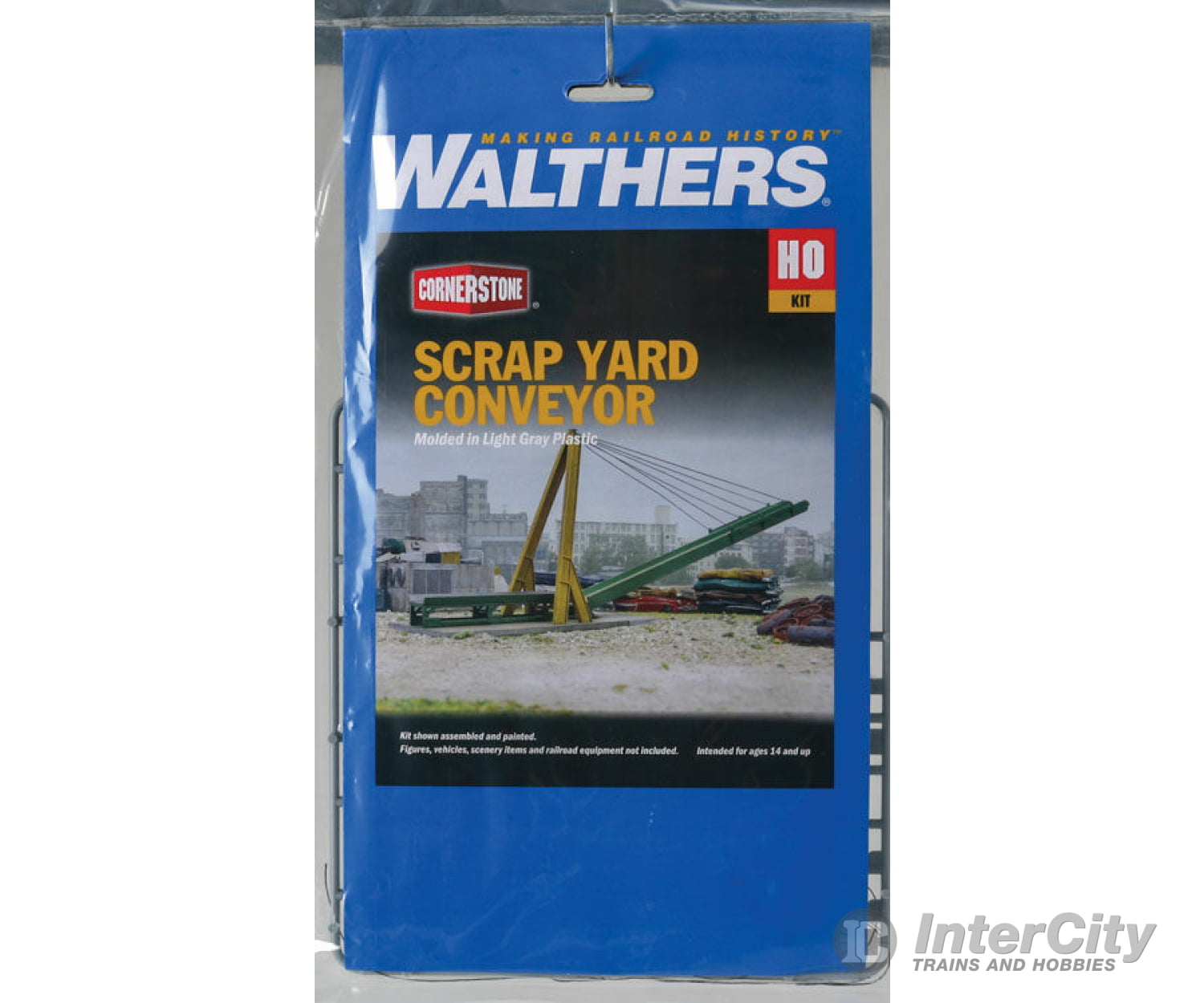 Walthers Cornerstone Ho 3645 Scrap Yard Conveyor -- Kit - 9-1/4 X 1-3/4 3-3/8 23.4 4.4 8.5Cm