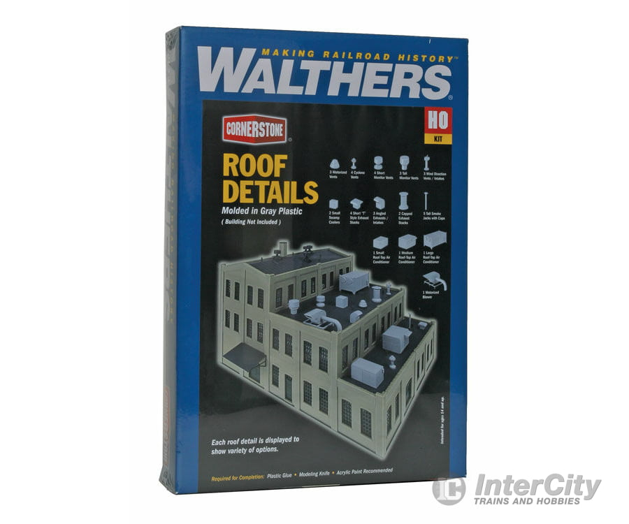 Walthers Cornerstone Ho 3733 Roof Details -- Kit Scenery