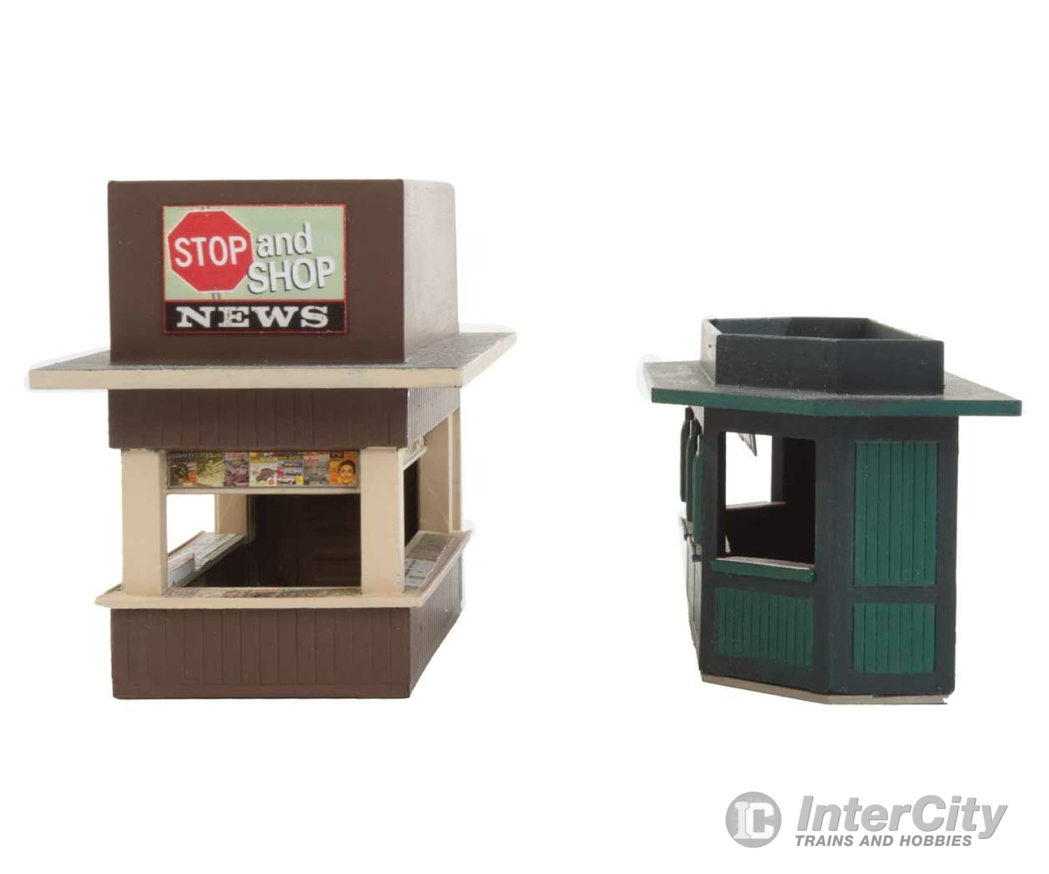 Walthers Cornerstone Ho 3773 Newsstands -- Kit Pkg(2) Structures