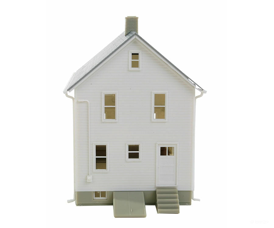 Walthers Cornerstone Ho 3786 Two-Story Frame House -- Kit - 5 X 2-1/2 4-1/16 12.7 6.3 10.3Cm