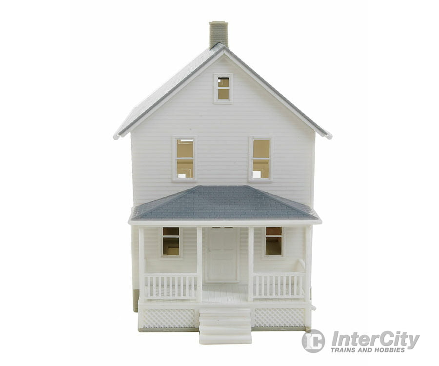 Walthers Cornerstone Ho 3786 Two-Story Frame House -- Kit - 5 X 2-1/2 4-1/16 12.7 6.3 10.3Cm
