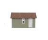Walthers Cornerstone Ho 3796 Single-Car Garage Pkg(2) -- Kit - Each: 2-5/8 X 1-5/8 1-11/16 6.6 4