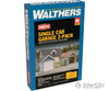 Walthers Cornerstone Ho 3796 Single-Car Garage Pkg(2) -- Kit - Each: 2-5/8 X 1-5/8 1-11/16 6.6 4