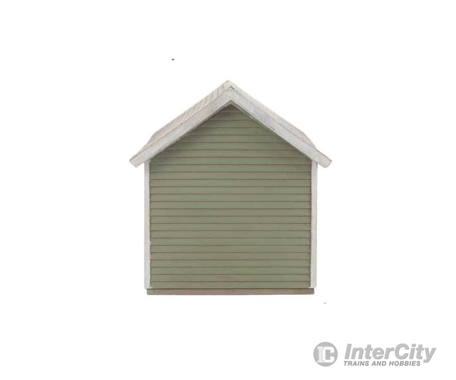 Walthers Cornerstone Ho 3796 Single-Car Garage Pkg(2) -- Kit - Each: 2-5/8 X 1-5/8 1-11/16 6.6 4