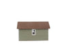 Walthers Cornerstone Ho 3796 Single-Car Garage Pkg(2) -- Kit - Each: 2-5/8 X 1-5/8 1-11/16 6.6 4