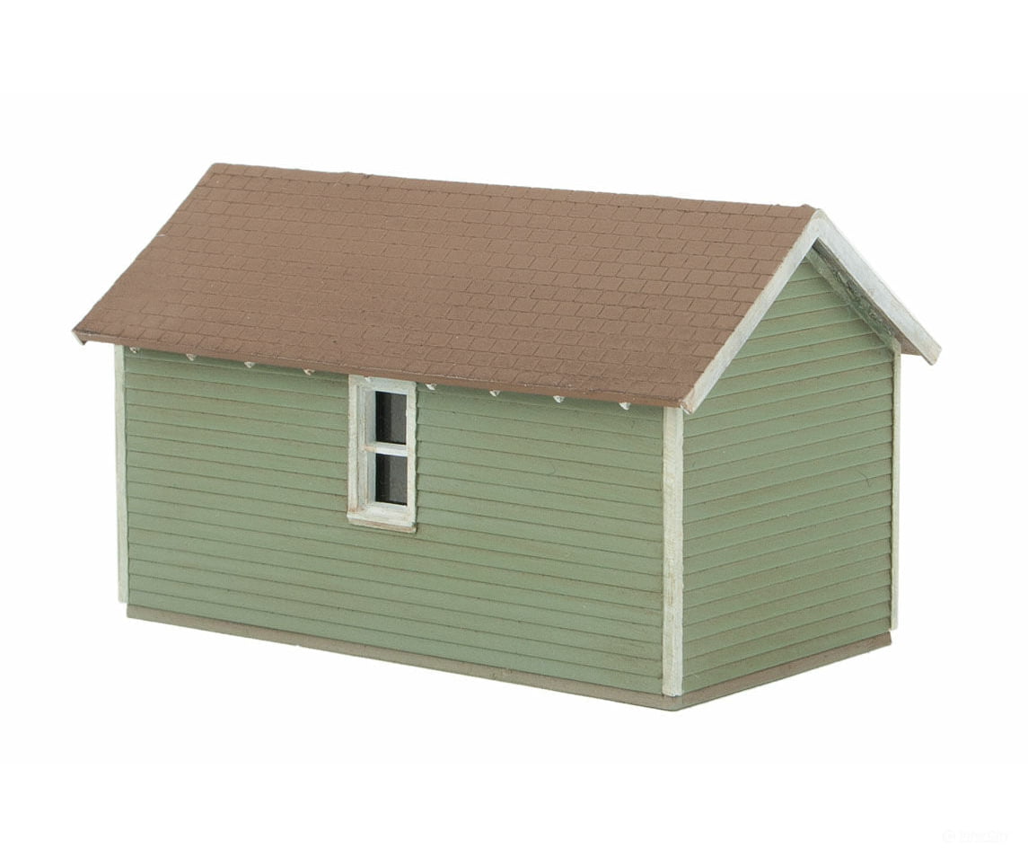Walthers Cornerstone Ho 3796 Single-Car Garage Pkg(2) -- Kit - Each: 2-5/8 X 1-5/8 1-11/16 6.6 4