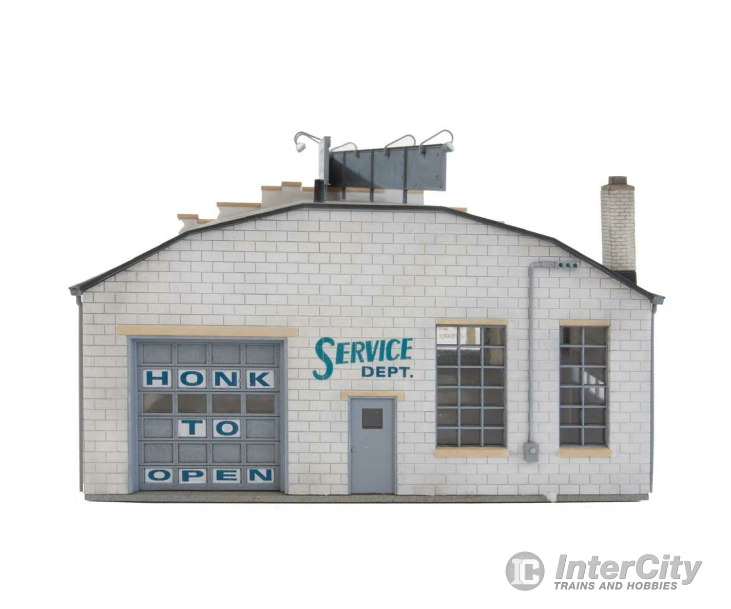 Walthers Cornerstone Ho 4023 Import Motors -- Kit - 7-1/4 X 5-3/8 3-7/8 18.4 13.6 9.4Cm Structures