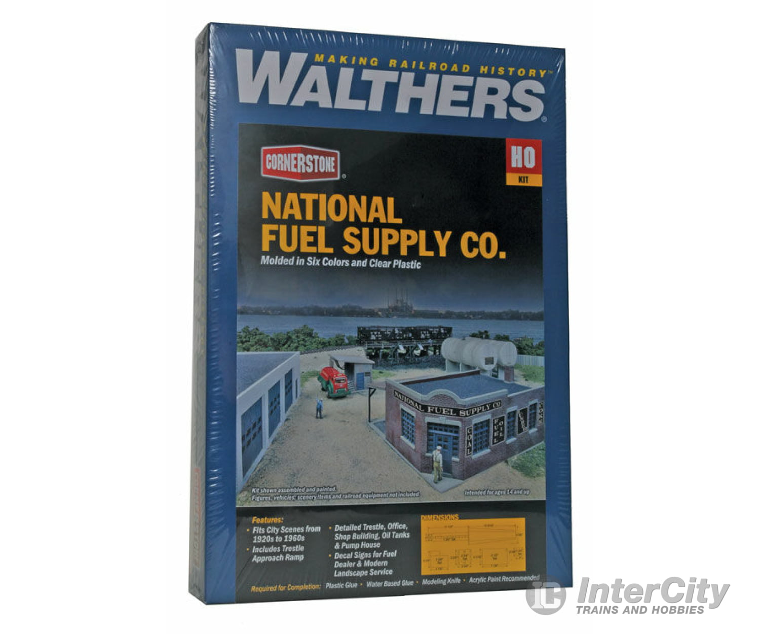 Walthers Cornerstone Ho 4045 National Fuel Supply Co. -- Kit Structures