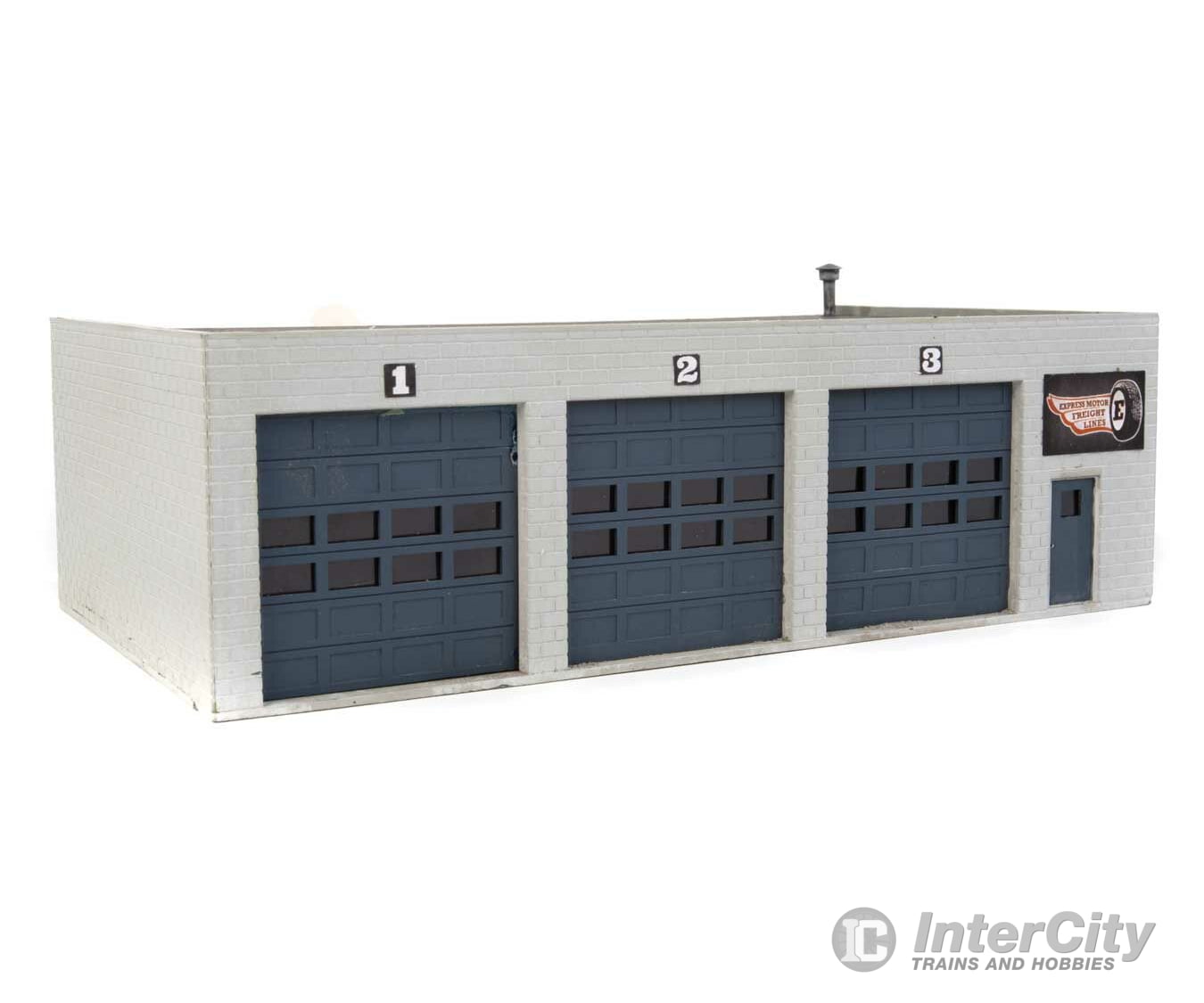 Walthers Cornerstone Ho 4049 Express Motor Freight Lines -- Kit - Office: 4-1/4 X 4-7/8 2-3/8;