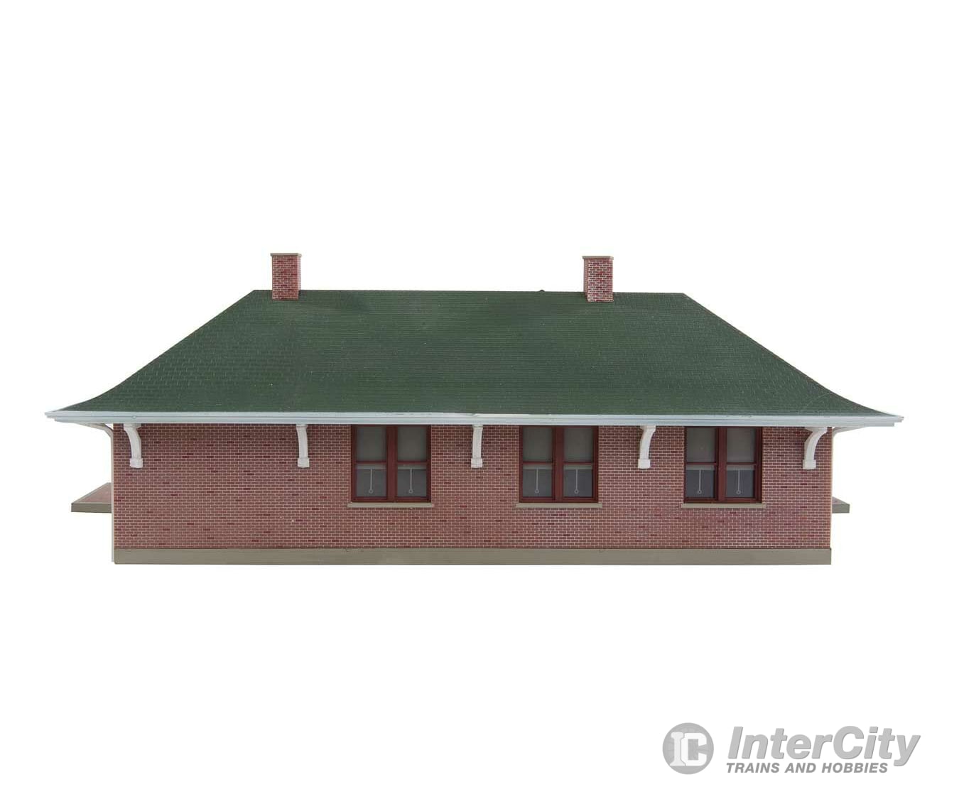 Walthers Cornerstone Ho 4054 Pella Depot -- Kit - 12 X 5 3-1/2 30 12.7 8.8Cm Structures