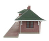 Walthers Cornerstone Ho 4054 Pella Depot -- Kit - 12 X 5 3-1/2 30 12.7 8.8Cm Structures
