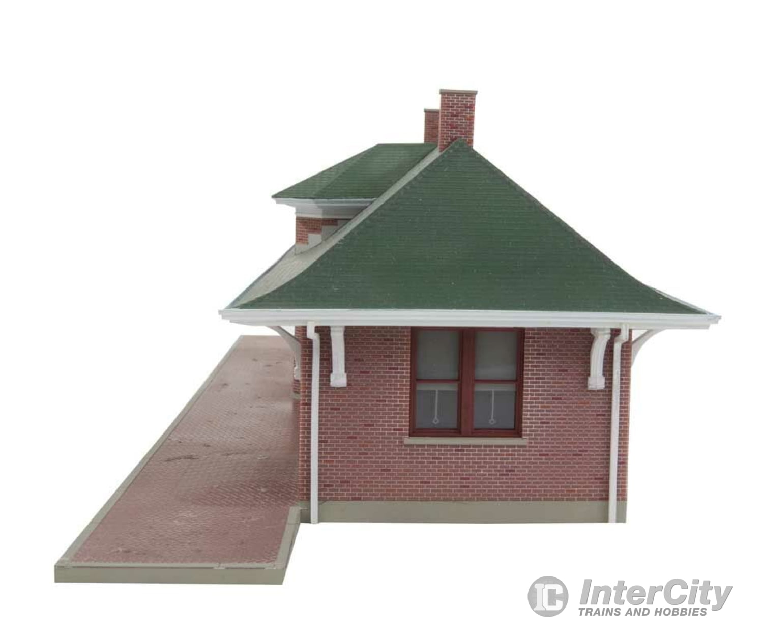 Walthers Cornerstone Ho 4054 Pella Depot -- Kit - 12 X 5 3-1/2 30 12.7 8.8Cm Structures