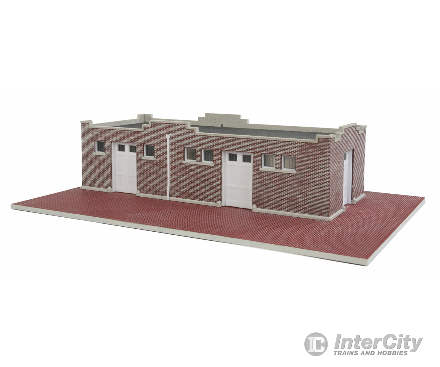 Walthers Cornerstone Ho 4056 Brick Mission-Style Santa Fe Freight House -- Kit - 9-1/2 X 6-1/2 2-1/2