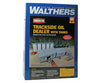 Walthers Cornerstone Ho 4059 Trackside Oil Dealer With Storage Tanks -- Kit Structures