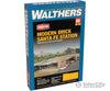 Walthers Cornerstone Ho 4064 Modern Brick Santa Fe Station -- Kit - 21-13/16 X 8-1/16 3 55.5 20.4