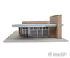 Walthers Cornerstone Ho 4064 Modern Brick Santa Fe Station -- Kit - 21-13/16 X 8-1/16 3 55.5 20.4
