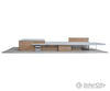 Walthers Cornerstone Ho 4064 Modern Brick Santa Fe Station -- Kit - 21-13/16 X 8-1/16 3 55.5 20.4